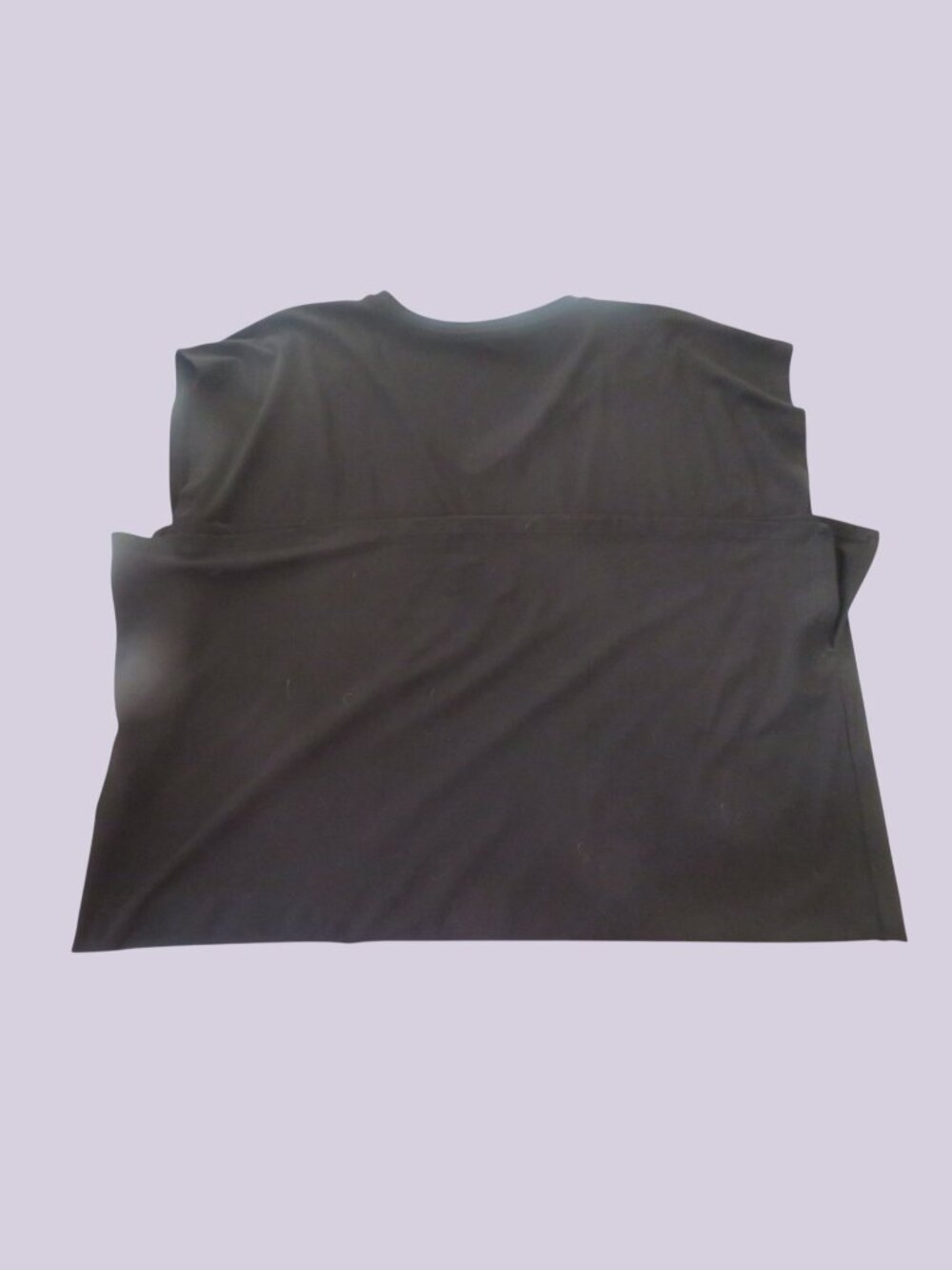 Eileen Fisher V-Neck Cap Sleeve Dress - Black - Size Medium, NWT - Picture 5 of 8